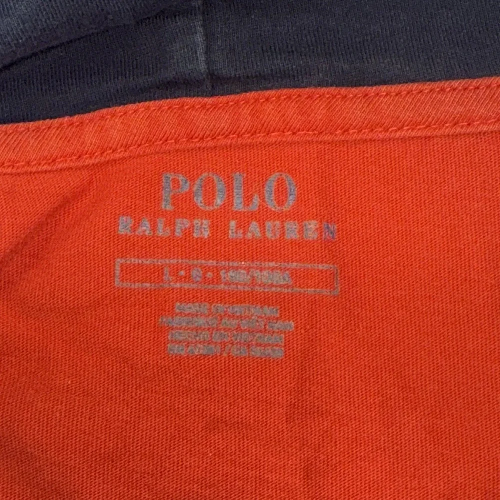 Polo Ralph Lauren 1967 Spell Out USA Colorblock Lightweight Hoodie‎ Size Large